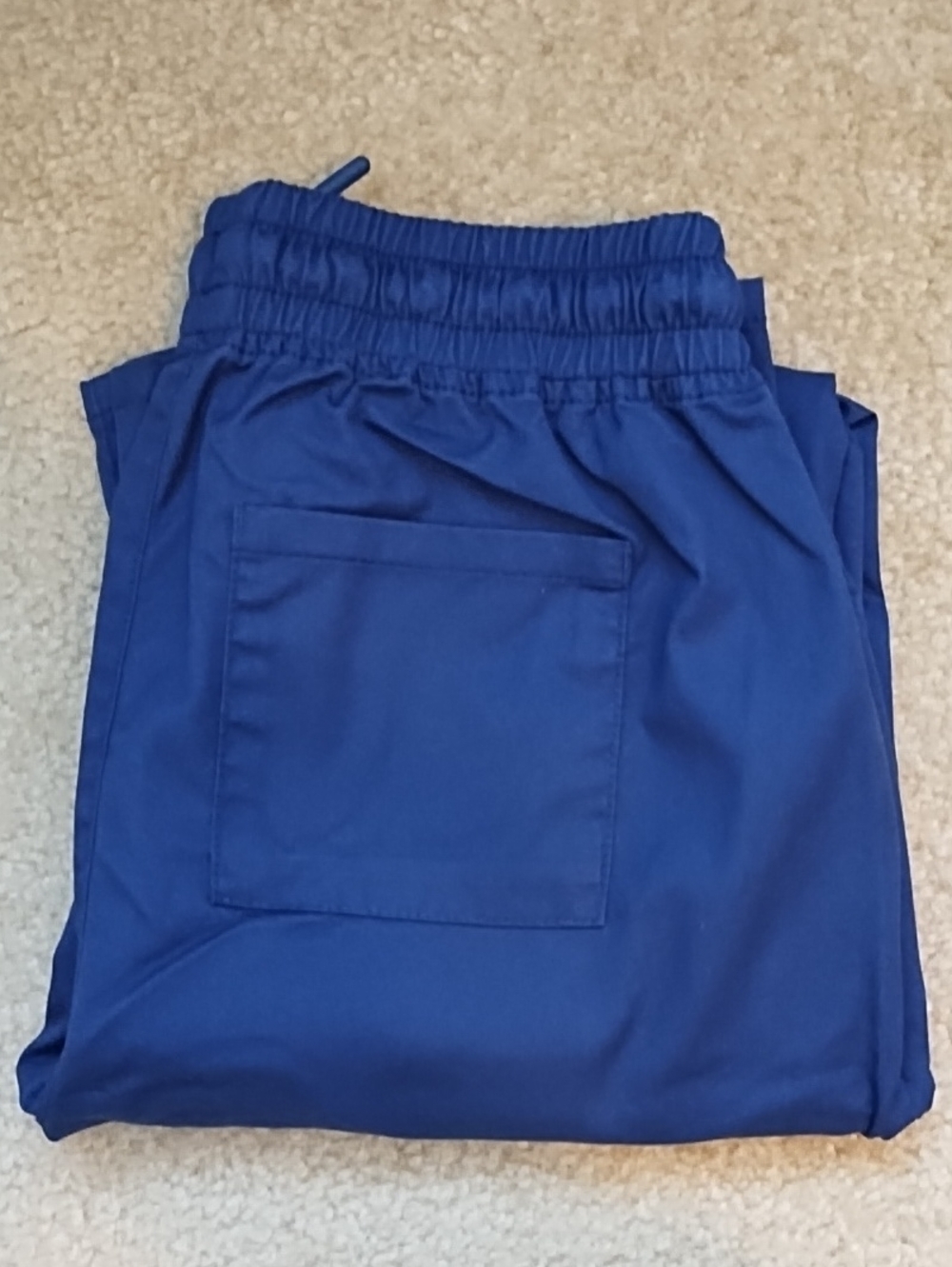 Jaanuu Women's Straight Leg 4-Pocket Scrub Pants Size XS J95083 Estate Blue